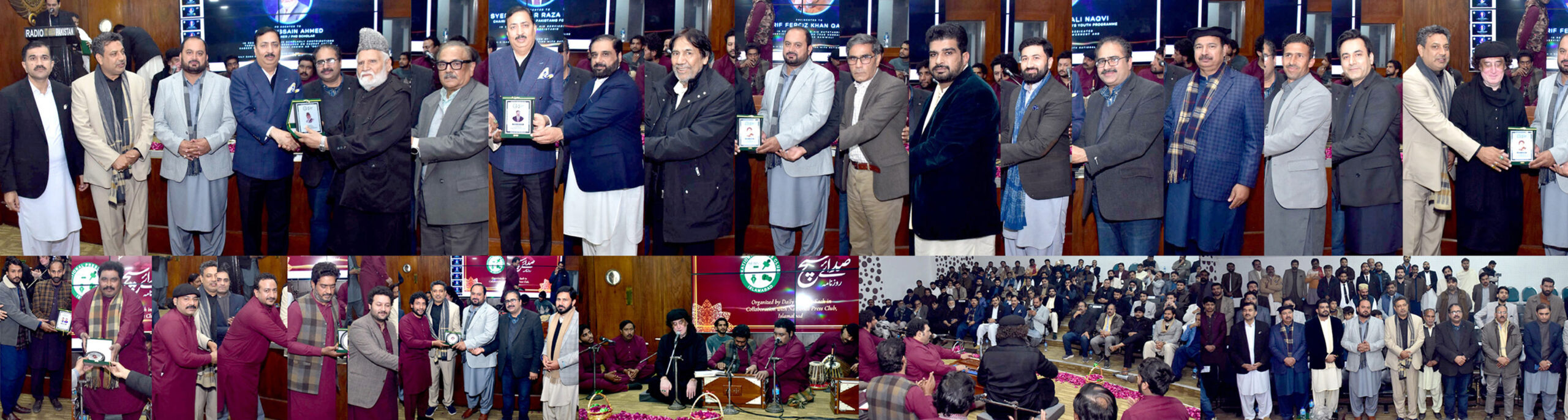 Sham e Qalandar Organized dy Daily Sada-e-Sach in collaboration with National Press Club
