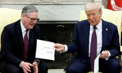 Keir Starmer with Donald Trump