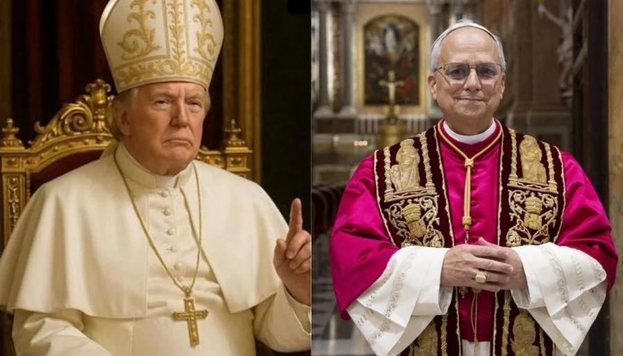 Trump vs Pope Leo