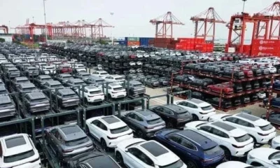 vehicles parked
