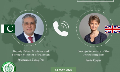 FM Dar, UK Foreign Secretary