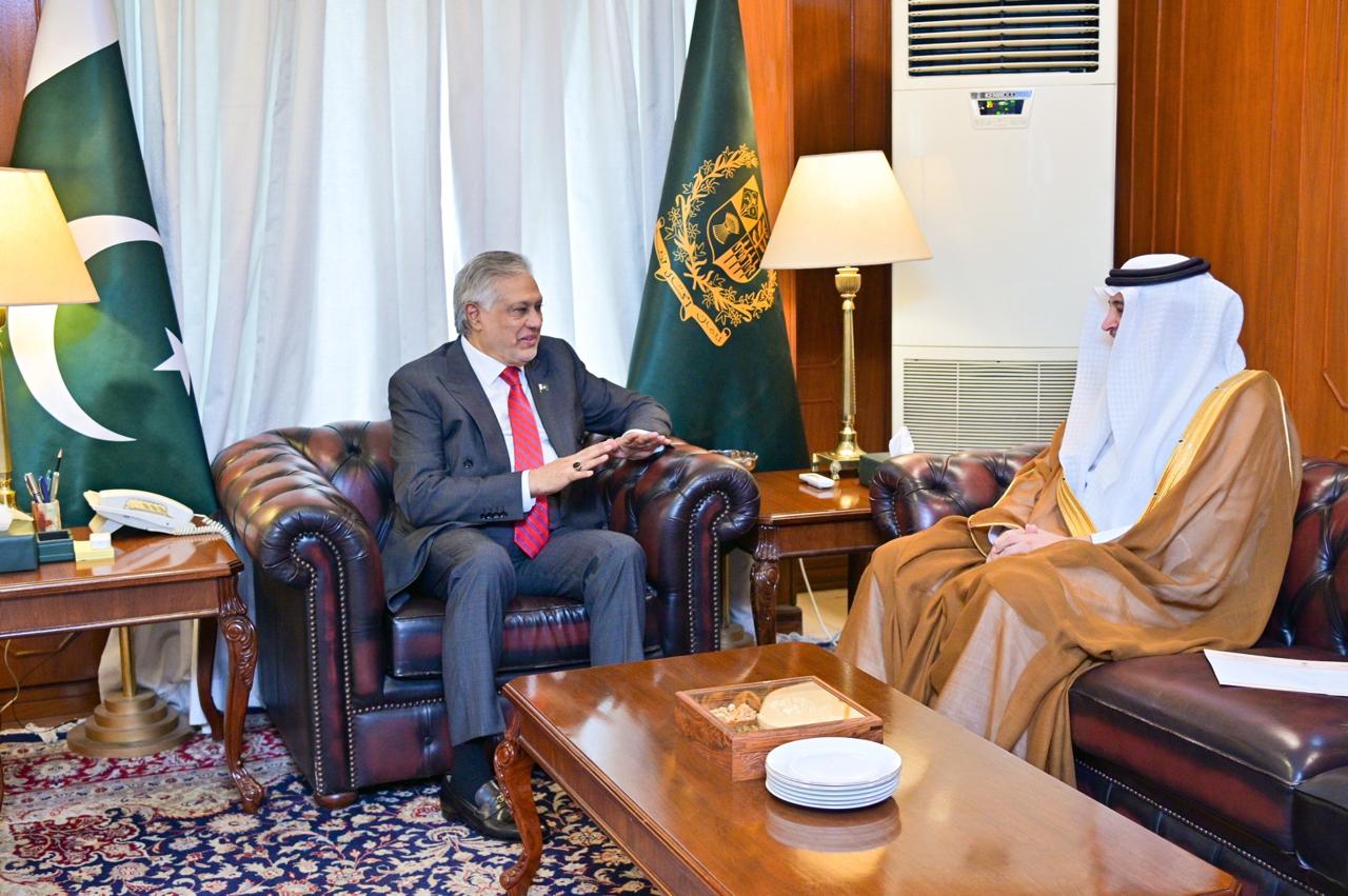 FM ishaq Dar, Saudi Amb