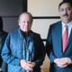 Syed Qamar Raza Naqvi in a meeting with President PMLN Nawaz Sharif and CM Punjab Maryam Nawaz Sharif