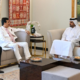 Yousaf Raza Gilani with high-level Qatari delegation