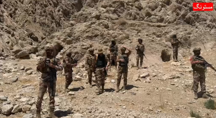 Security forces in Mastung