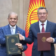 Shehbaz Sharif and President of the Kyrgyz Republic Sadyr