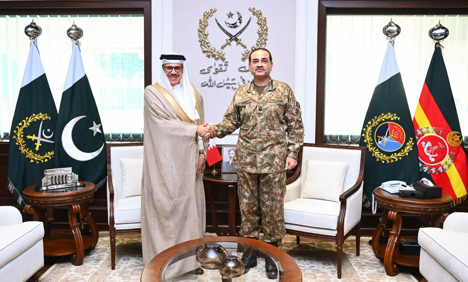 Bahrain Foreign Affairs Minister, COAS Asim Munir