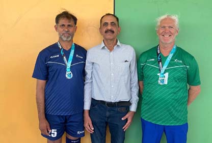 Australian Hockey Team with Sheikh Nisar Hussain