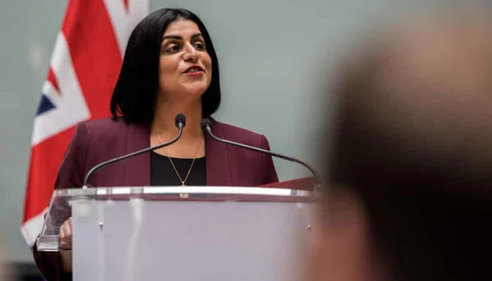 British Home Secretary Shabana Mehmood