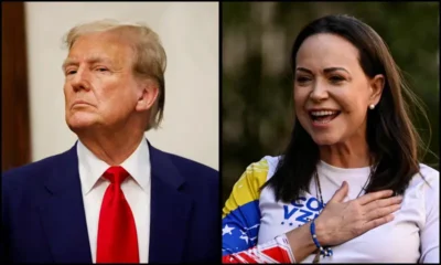 María Corina Machado and Donald Trump