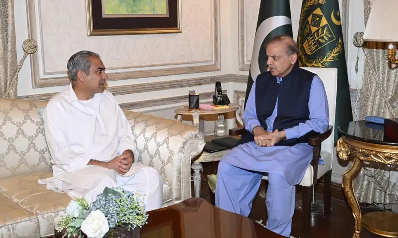 Mohsin Naqvi and Shehbaz Sharif