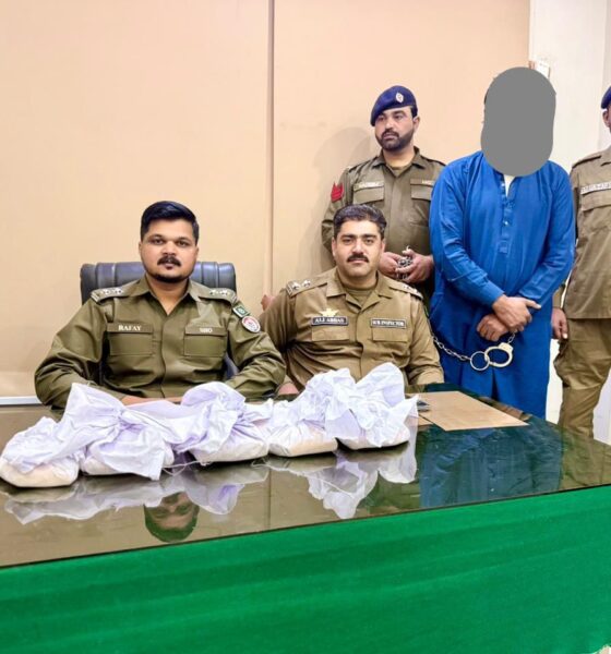 Chakwal Police Arrests Drug Smuggler