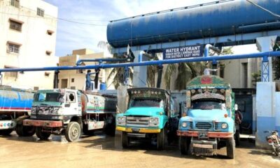 water tanker and dumper