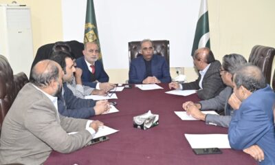 Mubashir Hassan PIO meeting President LPC Arshad Ansari