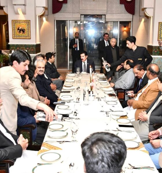 Chaudhary Farrukh Raza organized dinner for Faisal Kareem Kundi