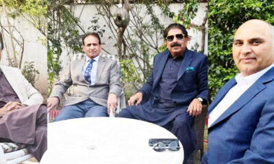 PPP Leader Ch Riaz meeting with Ch Nisar, Rafaqat Ali and Riaz kohamravi