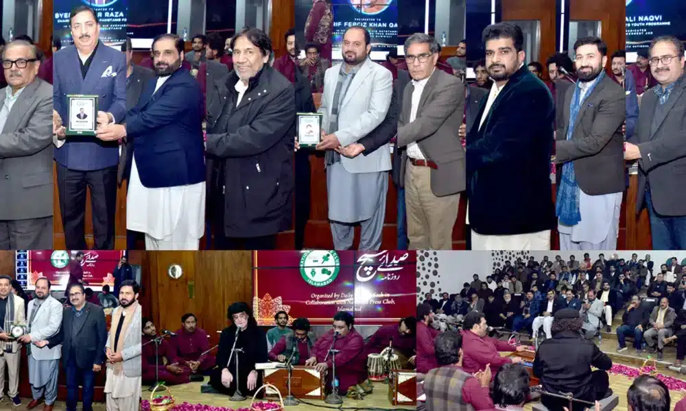 Sham e Qalandar Organized dy Daily Sada-e-Sach in collaboration with National Press Club