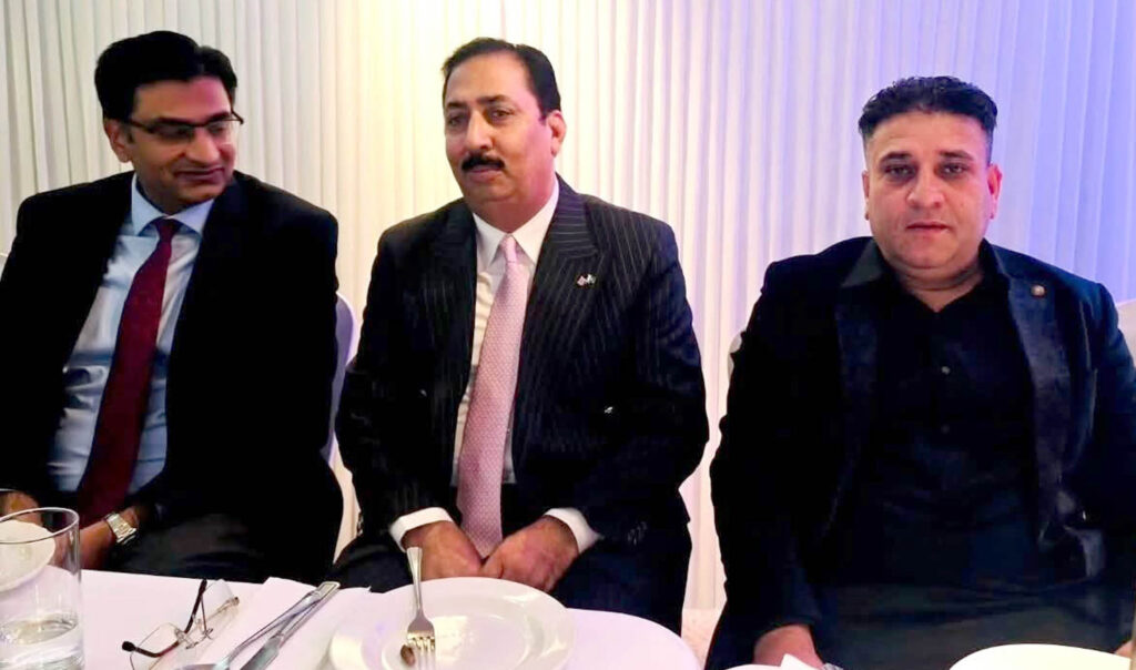 Chairman OPF Syed Qamar Raza Naqvi attending dinner