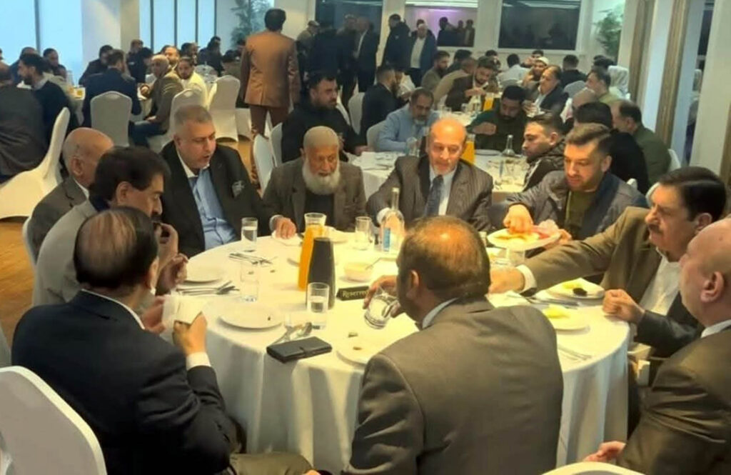 Chairman OPF Syed Qamar Raza Naqvi attending dinner in UK