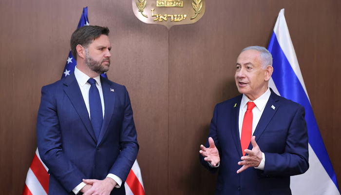 JD Vance and Netan yahu