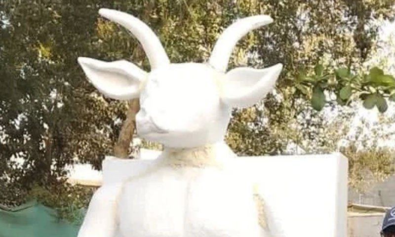 ‘Demonic-Shaped’ Statue