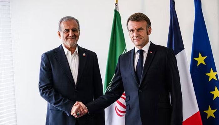French president Iranian president