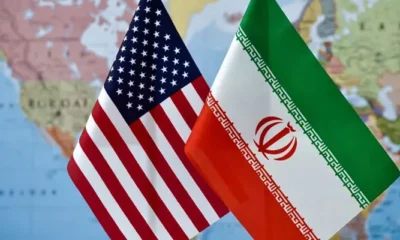 Iran US Flag