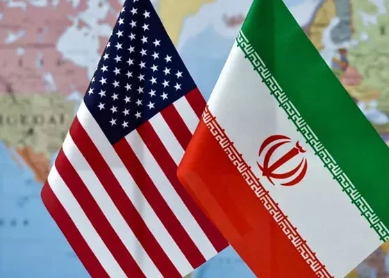 Iran US Flag