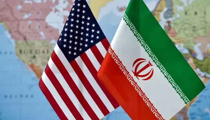Iran US Flag