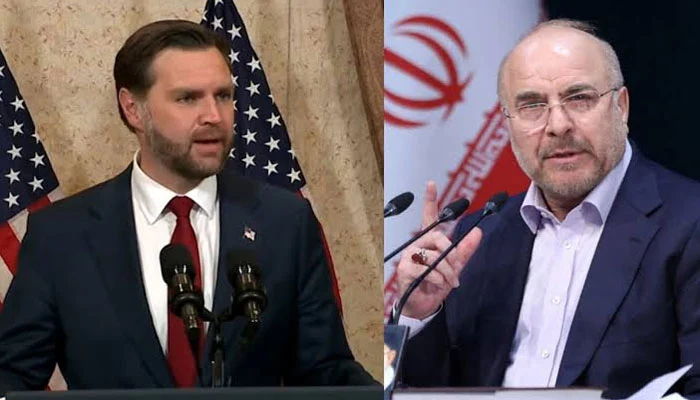 J d vance and baqir qalibaf