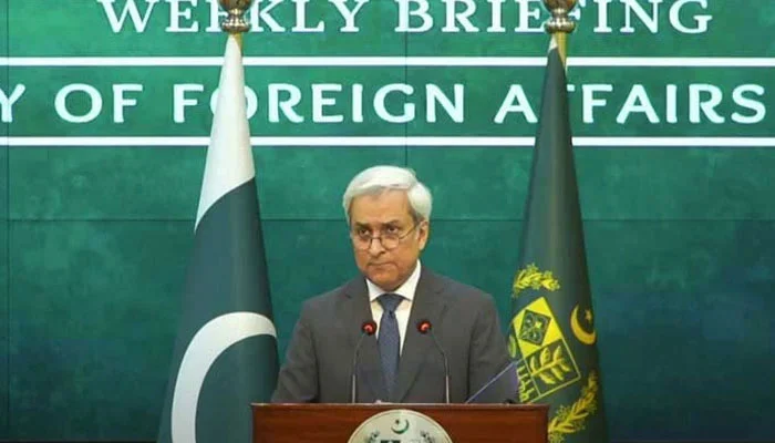 Spokesperson Foreign Office Tahir Hussain Andrabi