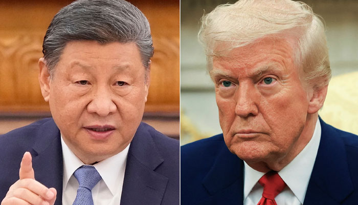 trump and Xi Jinping.