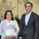 Bilawal Bhutto Zardari with Chairperson BISP Robina Khalid