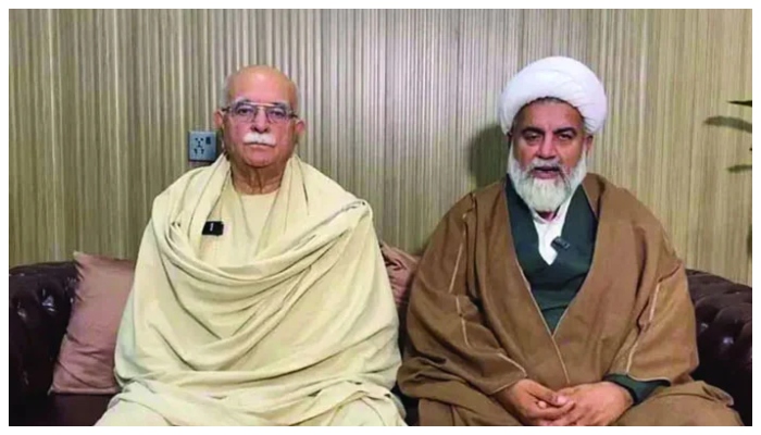 Mahmood Achakzai and Raja Nasir Abbas