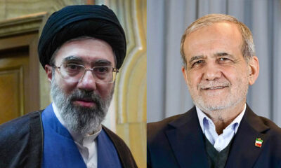 masoud-pezeshkian and mujataba khamenei