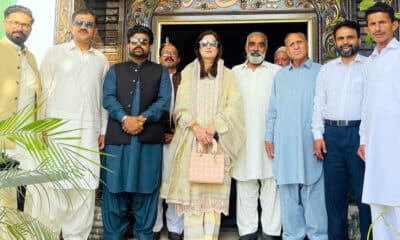 PPP Leader Syeda Shela Raza and Khalid Nawaz Bobi Visited Sadaat House