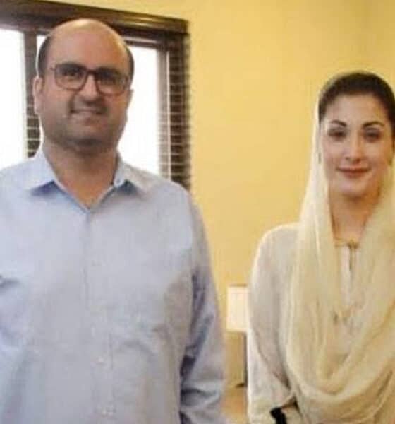 Sardar Safdar Khan Laghari and Maryam Nawaz