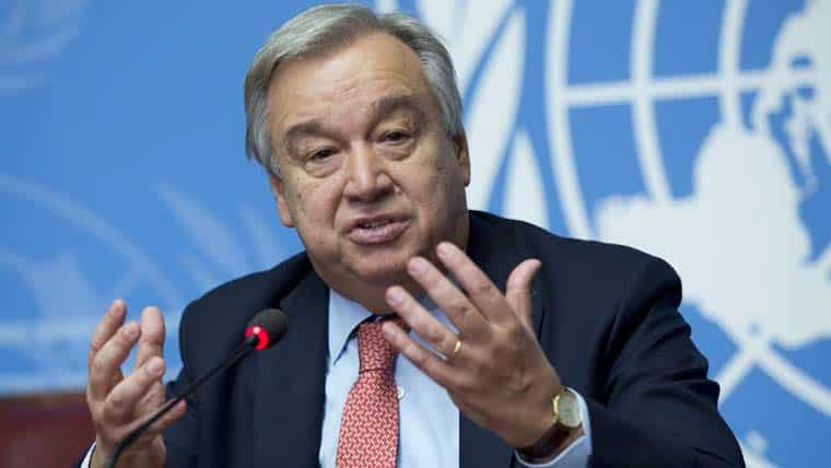 UN Secretary General António Guterres