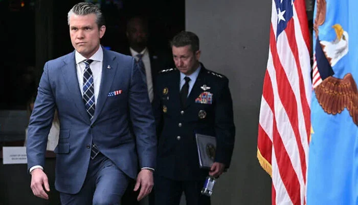 Hegseth, Gen. Caine Over