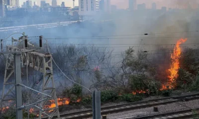 Railway Tracks Catch Fire