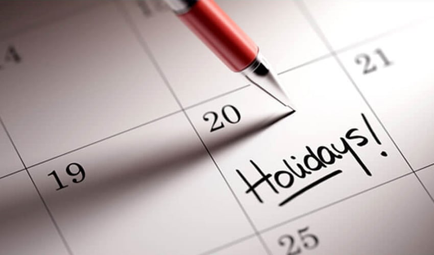 holidays