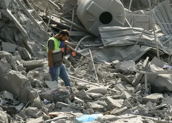 Israeli Strikes in Southern Lebano