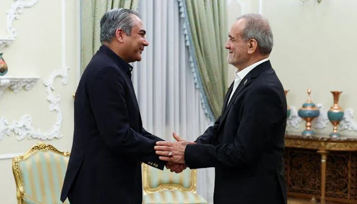 Mohsin Naqvi and Iranian President