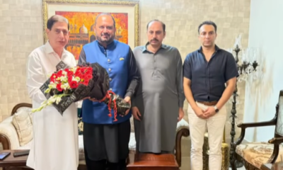 Syed Zeeshan Naqvi Visited PMLN Leader Shah Ghulam Qadir