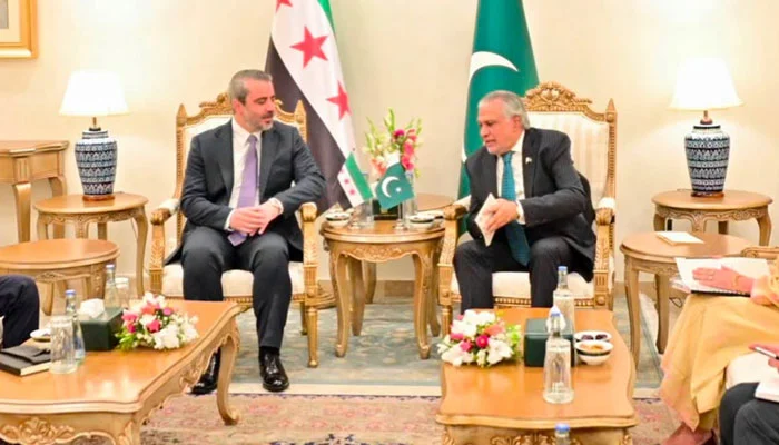 ishaq Dar-and-Syrian-fm