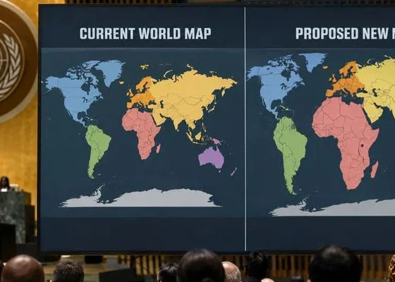 Africa declared largest continent