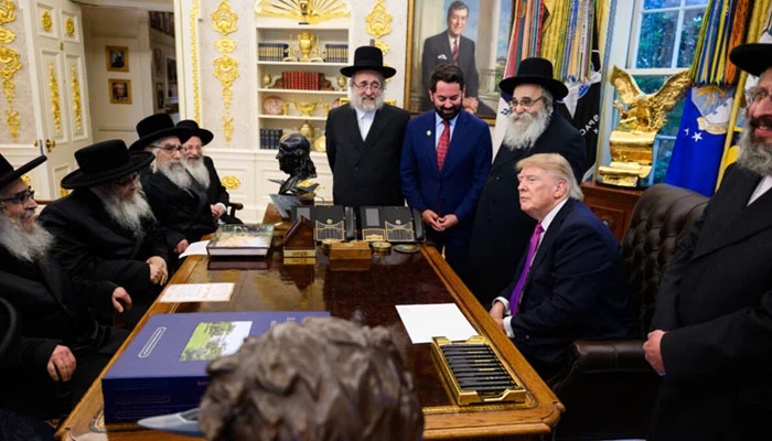 Anti-Zionist Jewish rabbis meet Trump