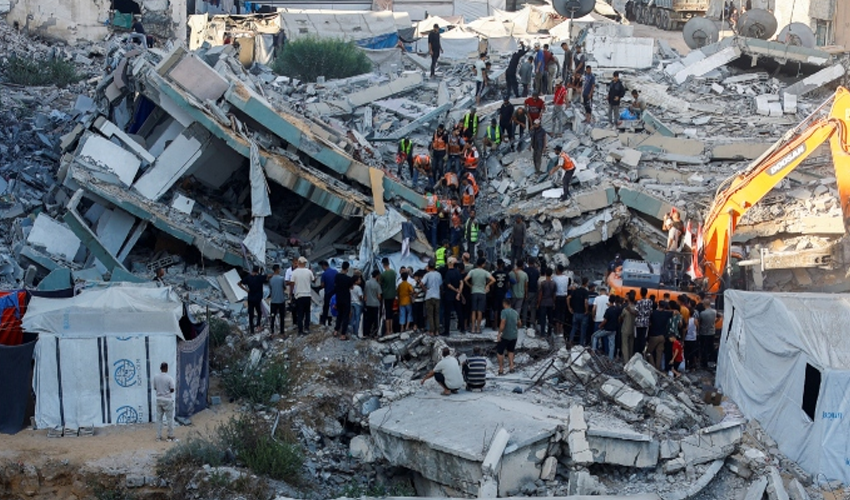 Gaza-building-collapse