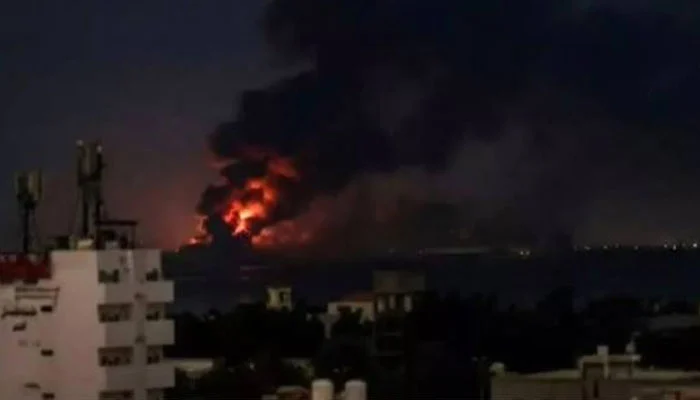 Saudi airstrikes in Yemen.