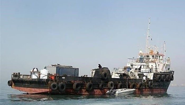 fuel-smuggling vessel in the Persian Gulf.